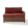 Bradenton Steel Outdoor Right Side Sectional Sangria/Weathered Brown - Crosley