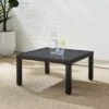 Piermont Outdoor Metal Sectional Side Table - Matte Black - Crosley