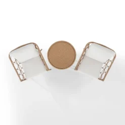 Juniper 3pc Indoor/Outdoor Wicker Bistro Set - Cream/Natural - Crosley 21 Juniper 3pc Indoor/Outdoor Wicker Bistro Set - Cream/Natural - Crosley -Crosley Sales Store GUEST 7dd6253f 5678 471c 9657 847b9479bc50