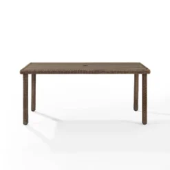 Bradenton Outdoor Rectangular Dining Table Weathered Brown - Crosley -Crosley Sales Store GUEST 7e527d8c dbbb 4a57 9cb4 37ad08bfd23f