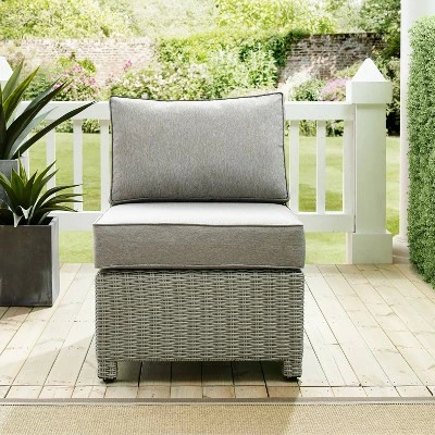 Bradenton Outdoor Sectional Center Chair- Crosley 6 Bradenton Outdoor Sectional Center Chair- Crosley - Image 6