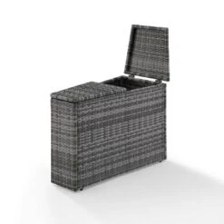 Catalina Outdoor Wicker Arm Table - Gray - Crosley 9 Catalina Outdoor Wicker Arm Table - Gray - Crosley -Crosley Sales Store GUEST 7fcefdf7 db3a 4659 a119 cba421c8e9e3