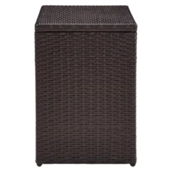 Crosley Palm Harbor Outdoor Wicker Rectangular Side Table