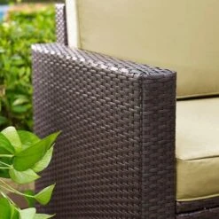 Palm Harbor Outdoor Wicker Sofa In Brown With Sand Cushions - Crosley 14 Palm Harbor Outdoor Wicker Sofa In Brown With Sand Cushions - Crosley -Crosley Sales Store GUEST 82ac54e9 1344 4d1e ba3f 268fe93602c4