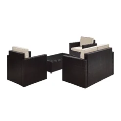 Palm Harbor 4pc All-Weather Wicker Patio Seating Set - Sand - Crosley 10 Palm Harbor 4pc All-Weather Wicker Patio Seating Set - Sand - Crosley -Crosley Sales Store GUEST 83bfd4ad 71f3 470e 8d18 7ac0c6bdbc4e