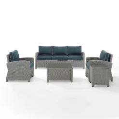 Bradenton 5pc Outdoor Wicker Sofa Set - Crosley -Crosley Sales Store GUEST 866f76ef e439 4e9e bc62 81f87c0698b2