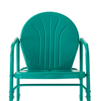 Griffith Set Of 2 Metal Rocking Chairs - Crosley 5 Griffith Set Of 2 Metal Rocking Chairs - Crosley - Image 5