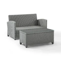 Bradenton Outdoor Wicker Sofa & Coffee Table Set - Crosley 12 Bradenton Outdoor Wicker Sofa & Coffee Table Set - Crosley -Crosley Sales Store GUEST 8889fb5f cd7b 4d72 a614 682c43753569