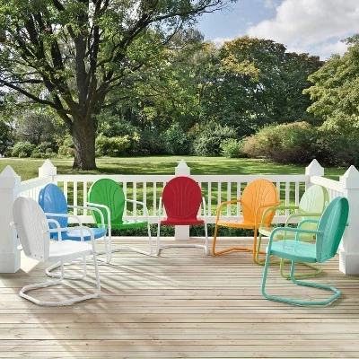 Griffith Metal Chair Tangerine - Crosley 11 Griffith Metal Chair Tangerine - Crosley - Image 11