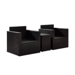 Palm Harbor 3pc All-Weather Wicker Patio Conversation Set Gray - Crosley 13 Palm Harbor 3pc All-Weather Wicker Patio Conversation Set Gray - Crosley -Crosley Sales Store GUEST 8d028f95 6750 45a6 9b58 d5aaeccbcb12