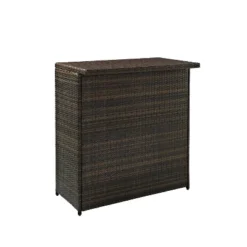 Palm Harbor 3pc Outdoor Wicker Bar Set - Brown - Crosley 19 Palm Harbor 3pc Outdoor Wicker Bar Set - Brown - Crosley -Crosley Sales Store GUEST 8f15f26b 1c92 4355 9aef ab2fd796ef10