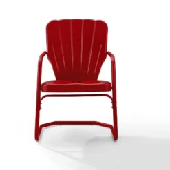 Ridgeland 2pk Outdoor Chairs - Red - Crosley -Crosley Sales Store GUEST 91b74831 53da 4a0f 83fe 9ee658b5ee1b