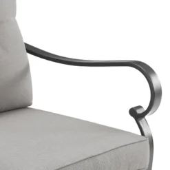 2pk Dahlia Outdoor Steel Arm Chairs Taupe/Matte Black - Crosley 16 2pk Dahlia Outdoor Steel Arm Chairs Taupe/Matte Black - Crosley -Crosley Sales Store GUEST 93c561e7 4093 467f 9a63 459718bdd9e1 1