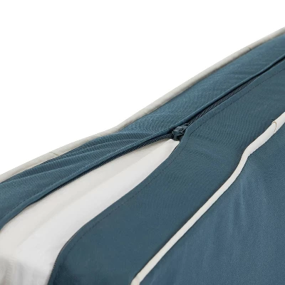 Bradenton 3pc Wicker Armless Chairs With Side Table - Crosley 9 Bradenton 3pc Wicker Armless Chairs With Side Table - Crosley - Image 9