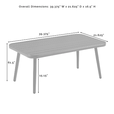 Haven 4pc Outdoor Wicker Conversation Set - Light Gray - Crosley 16 Haven 4pc Outdoor Wicker Conversation Set - Light Gray - Crosley - Image 16