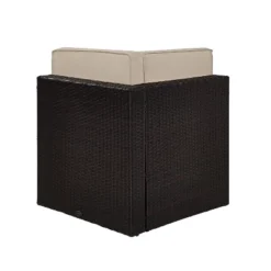 Palm Harbor Outdoor Wicker Corner Chair - Sand - Crosley 12 Palm Harbor Outdoor Wicker Corner Chair - Sand - Crosley -Crosley Sales Store GUEST 992d32b6 984c 4076 8e71 76a5f4c7d76e