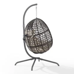 Calliope Indoor/Outdoor Wicker Hanging Egg Chair - Sand/Dark Brown - Crosley 18 Calliope Indoor/Outdoor Wicker Hanging Egg Chair - Sand/Dark Brown - Crosley -Crosley Sales Store GUEST a20f5666 db10 4129 9d3d 3662f066612b