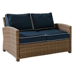 Bradenton Outdoor Wicker Loveseat - Crosley -Crosley Sales Store GUEST a2a72d00 8e08 4754 9443 5f191cc07a78