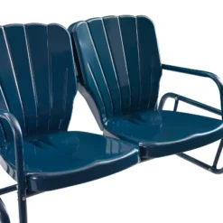 Ridgeland Outdoor Metal Loveseat Glider - Navy - Crosley 14 Ridgeland Outdoor Metal Loveseat Glider - Navy - Crosley -Crosley Sales Store GUEST a6baed68 56a4 4b90 aa3c 81b5687cdb1f