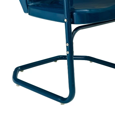 Ridgeland 2pk Outdoor Chairs - Navy - Crosley 11 Ridgeland 2pk Outdoor Chairs - Navy - Crosley - Image 11