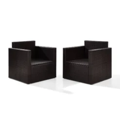 Palm Harbor 3pc All-Weather Wicker Patio Conversation Set Gray - Crosley 14 Palm Harbor 3pc All-Weather Wicker Patio Conversation Set Gray - Crosley -Crosley Sales Store GUEST aaeef7cd cc4a 4702 8a65 f84435ecf229