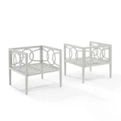 Ashford 2pk Outdoor Metal Arm Chairs - Cream - Crosley 14 Ashford 2pk Outdoor Metal Arm Chairs - Cream - Crosley -Crosley Sales Store GUEST ad71e259 9cbe 47c5 9455 2b826c9d8888
