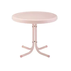 Crosley Griffith Outdoor Side Table Pastel Pink Gloss 9 Crosley Griffith Outdoor Side Table Pastel Pink Gloss -Crosley Sales Store GUEST aedc8a78 b475 45c0 a4d1 af81fb6390f9