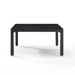 Piermont Outdoor Metal Sectional Coffee Table - Matte Black - Crosley -Crosley Sales Store GUEST b2481d6f 33ec 40e5 9a43 8fb878bf3da9