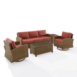 Crosley 5pc Bradenton Steel Outdoor Patio Conversation Furniture Set -Crosley Sales Store GUEST b4fc0ffd 5fcf 451c a341 db7bd3615988