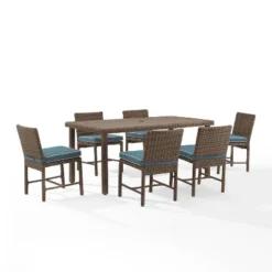 7pc Bradenton Outdoor Steel Dining Set - Crosley -Crosley Sales Store GUEST b536ae02 0701 4c96 a02b 938f1abd5ff7