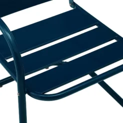 Brighton 2pc Metal Chair Set - Navy - Crosley -Crosley Sales Store GUEST b80cec6f 62ee 470a a76d bb485aae2aa4