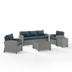 Bradenton 5pc Outdoor Wicker Sofa Set - Crosley -Crosley Sales Store GUEST bc24fe8f b88e 4542 a015 7ed0bffa7801