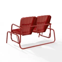 Ridgeland Outdoor Metal Loveseat Glider - Red - Crosley 10 Ridgeland Outdoor Metal Loveseat Glider - Red - Crosley -Crosley Sales Store GUEST bd9d0120 173d 467a a0f3 eba58ea07099