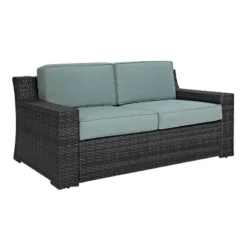 Beaufort Outdoor Wicker Loveseat - Mist - Crosley 11 Beaufort Outdoor Wicker Loveseat - Mist - Crosley -Crosley Sales Store GUEST c12ea0d4 e583 4bb1 94e5 3cad0a11d16c