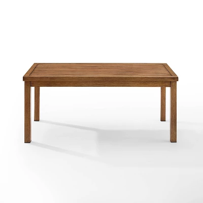 Ridley Outdoor Metal Coffee Table - Brown - Crosley 4 Ridley Outdoor Metal Coffee Table - Brown - Crosley - Image 4