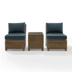 Bradenton 3pc Wicker Armless Chairs With Side Table - Crosley 23 Bradenton 3pc Wicker Armless Chairs With Side Table - Crosley -Crosley Sales Store GUEST c839eaca 2f79 4217 915c 195193cabe36
