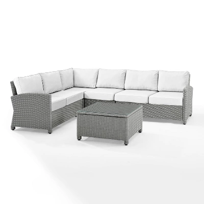 Bradenton 5pc Outdoor Wicker Sectional Set - Crosley 14 Bradenton 5pc Outdoor Wicker Sectional Set - Crosley - Image 14
