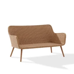 Landon 2pc Outdoor Wicker Chat Set - Beige - Crosley -Crosley Sales Store GUEST c96926af 2108 4000 8d20 037ea38f45f9