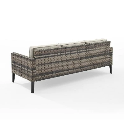 Prescott Outdoor Wicker Sofa - Crosley 6 Prescott Outdoor Wicker Sofa - Crosley - Image 6