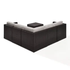 Palm Harbor 6pc Outdoor Wicker Sectional Set - Gray - Crosley 16 Palm Harbor 6pc Outdoor Wicker Sectional Set - Gray - Crosley -Crosley Sales Store GUEST cb1bba82 da4d 4967 a881 0aa1d788b0e8