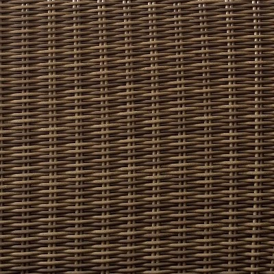 Bradenton 4pc Outdoor Conversation Set With Loveseat, 2 Arm Chairs & Tucson Fire Table - Weathered Brown/White - Crosley 3 Bradenton 4pc Outdoor Conversation Set With Loveseat, 2 Arm Chairs & Tucson Fire Table - Weathered Brown/White - Crosley - Image 3