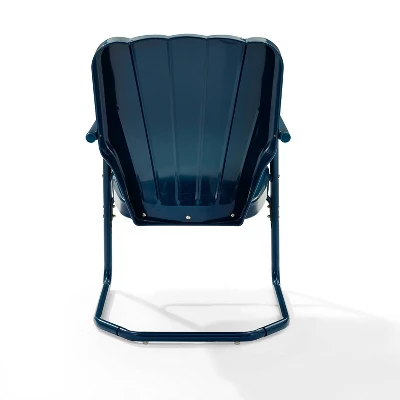 Ridgeland 2pk Outdoor Chairs - Navy - Crosley 7 Ridgeland 2pk Outdoor Chairs - Navy - Crosley - Image 7