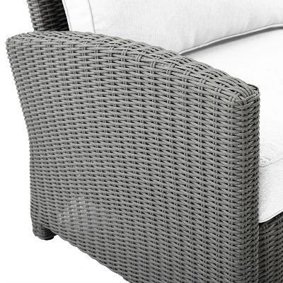Bradenton 4pc Wicker Seating Set With Fire Table - Crosley 11 Bradenton 4pc Wicker Seating Set With Fire Table - Crosley - Image 11