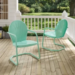 Griffith Metal Chair Aqua - Crosley 21 Griffith Metal Chair Aqua - Crosley -Crosley Sales Store GUEST d479f9c6 4885 4ad5 94d9 606b8bf8d7ce