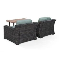 Beaufort 3pc Outdoor Wicker Seating Set With Coffee Table - Mist - Crosley 14 Beaufort 3pc Outdoor Wicker Seating Set With Coffee Table - Mist - Crosley -Crosley Sales Store GUEST d84b12b5 c0b4 4d28 9569 c7ecd6fdbe1d