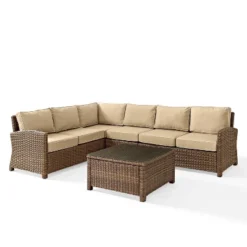 Bradenton 5pc Outdoor Wicker Sectional Set - Crosley 33 Bradenton 5pc Outdoor Wicker Sectional Set - Crosley -Crosley Sales Store GUEST d8e25e4b c584 466b 9d00 f49aafe7a6b2