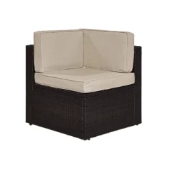 Palm Harbor Outdoor Wicker Corner Chair - Sand - Crosley 10 Palm Harbor Outdoor Wicker Corner Chair - Sand - Crosley -Crosley Sales Store GUEST dff4cff1 0485 4689 8c9d ac5213e8e1d8