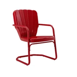 Ridgeland 2pk Outdoor Chairs - Red - Crosley -Crosley Sales Store GUEST e588bf6d 2147 49ae a182 01444f6eba9b