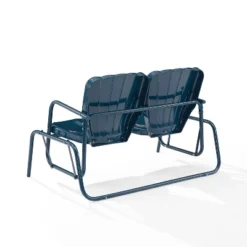 Ridgeland Outdoor Metal Loveseat Glider - Navy - Crosley 12 Ridgeland Outdoor Metal Loveseat Glider - Navy - Crosley -Crosley Sales Store GUEST ec28e0b1 738d 4019 8994 103965f56ae1