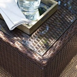 Kiawah Outdoor Wicker Coffee Table - Brown - Crosley -Crosley Sales Store GUEST edc29b40 bcfb 46ad 9ec0 a7013bc0904a